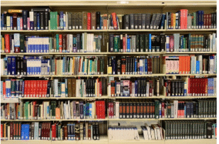 imagen de una estanteria con libros