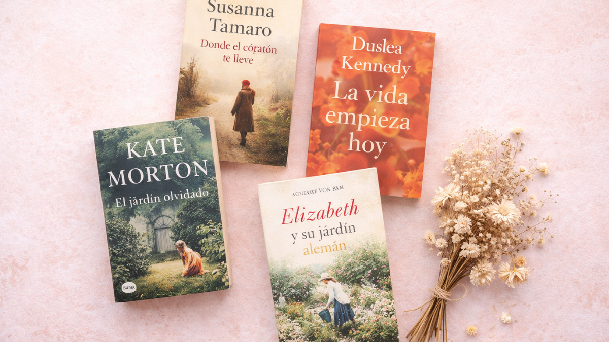 9 libros para leer en primavera que te harán sentir algo diferente.