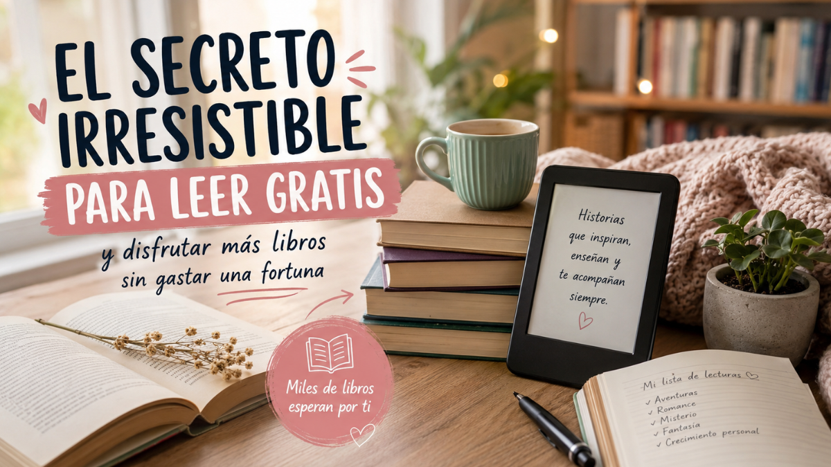 Cómo leer gratis y disfrutar de más libros sin gastar una fortuna.
