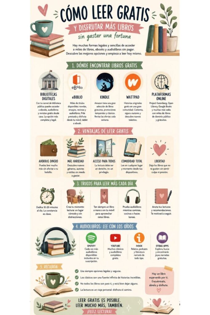 infografía cómo leer gratis