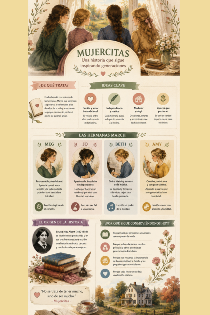 mujercitas little women Infografía resumen mujercitas