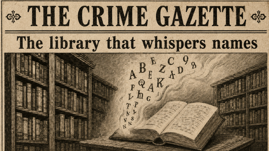 the library that whispers names